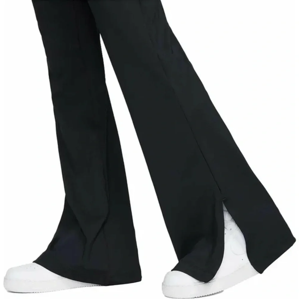 Nike High Rise Split Flare Pants Black XS Athleisure Yoga Leggings